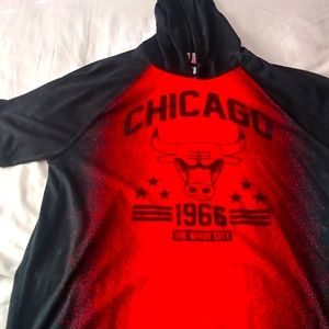 Bulls short sleeve hoodie